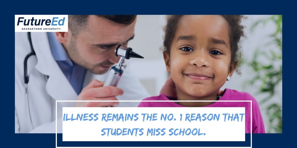FutureEdGU's tweet photo. A8: Don’t forget that illness is a still leading cause of absenteeism. So hand-washing, clean classrooms and other good health steps can ensure healthy students. #SchoolEveryDay #GLReading https://t.co/TDTEFx6kZy