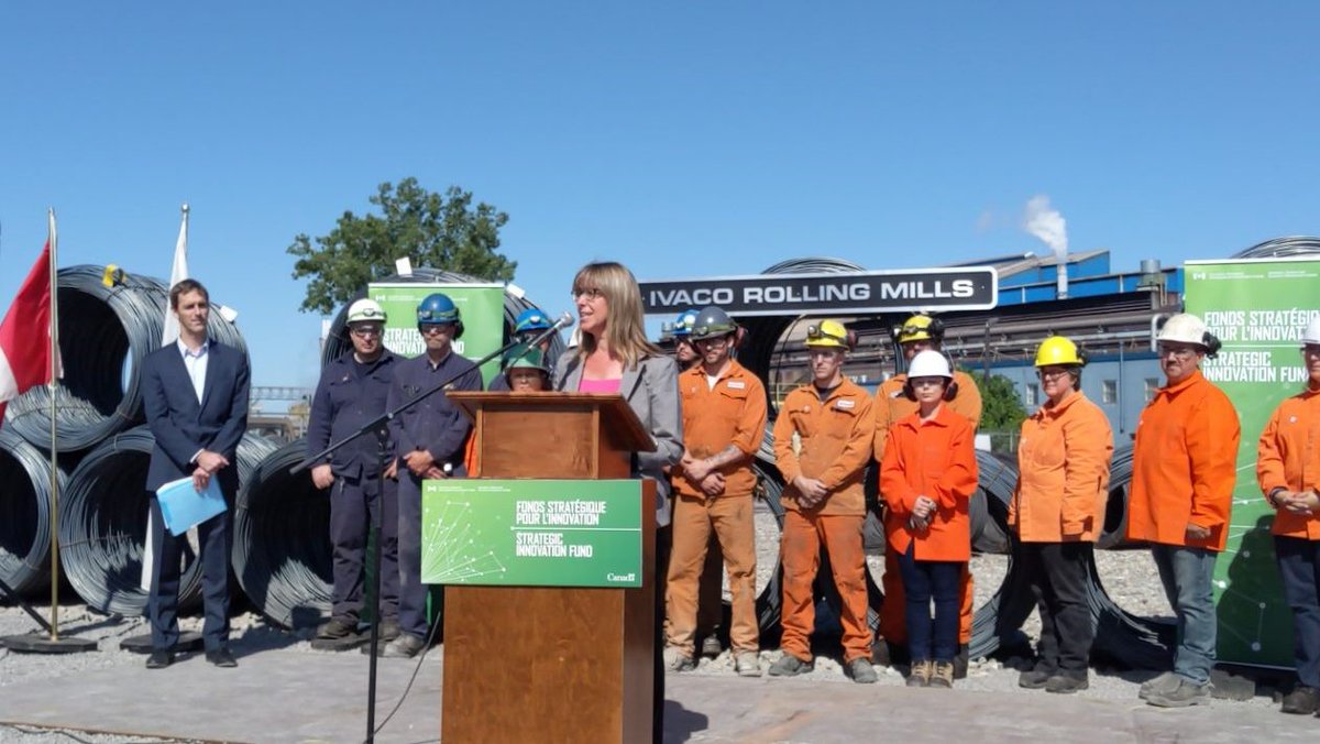 CSPA_ACPA's tweet photo. $18M investment through the Strategic Innovation Fund, for Heico Canada @Ivaco_RM &amp; @SivacoWireGroup was announced by the Federal Government. The project will create &amp; maintain jobs in Quebec &amp; Ontario, improve productivity, competitiveness &amp; contribute to GHG emission reductions https://t.co/GlDaIxJgDD