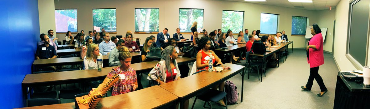 DavidBohmNC's tweet photo. Enjoyed being part of Leadership Raleigh Classes 39 and 40 orientation happening @raleighchamber. Snapshots are from Class 40 with their kickoff and icebreaker activity (find someone with....). “Who lives in my zip code?” #LR39 #LR40 https://t.co/jI7YHnLGh5