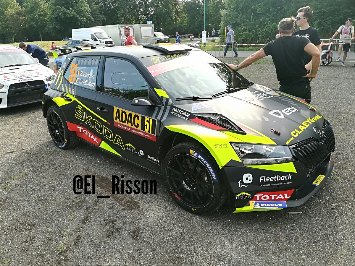 El_Risson's tweet photo. @SBedoret #ThomasWalbrecq #WRC2 @skodafabiar5 #SXMCompetition @MotorsportSkoda #RallyeDeutschland #WRC 2019 https://t.co/gpr92F15WB
