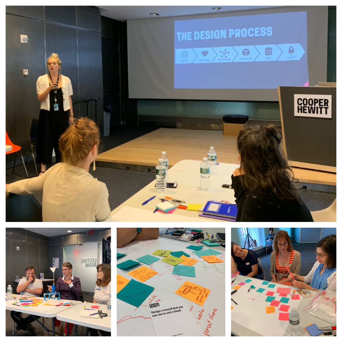 SIAffiliates's tweet photo. SO much fun on our NYC field trip today to @cooperhewitt w/#cheducation! brainstormed & prototyped utensils for eating clouds. how often can you do THAT for work? #chdesignthinking with @FinanceMuseum @yivoinstitute @MorrisMuseum @SnugHarborCCBG @City_Lore @cjewishhistory https://t.co/YrwXfdn0NT