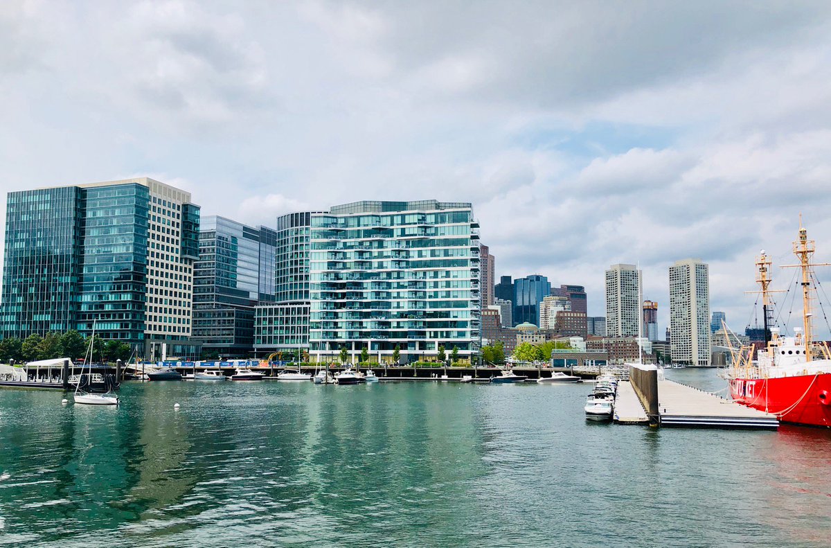 calm seas and easy living 
#itsallhereatFanPier 
#BostonHarbor 
#Harborwalk 
#VisitSeaport 
#SummerintheSeaport