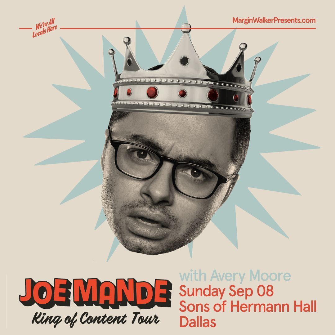 MarginWalkerDTX's tweet photo. LISTEN UP! @AveryReedMoore is joining @JoeMande this September 8 at #SonsofHermannHall! Don't miss an evening full of laughter and fun!
Tickets are still available --->https://t.co/yxv3VcT3Bh https://t.co/aoBgfy56i6