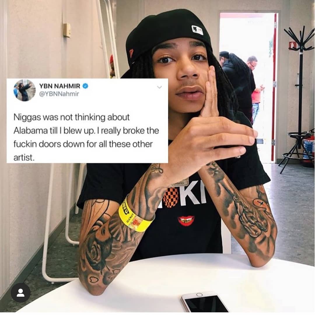 <a href="/ybnnahmir/">NAHMIR</a> know U're history b4 U speak... need I say more🤔 #RESPECT the OG's that came b4 U <a href="/334dirtyboyz/">Dirty Boyz®™</a> , <a href="/_Richboy/">ricashon18</a>, @thelastmrbiggdiamondeye, <a href="/cbmdoeb/">DOE B.</a>

TAG👇
<a href="/breakfastclubam/">The Breakfast Club</a>, <a href="/djenvy/">djenvy</a>, <a href="/angelayee/">Angela Yee</a>, <a href="/cthagod/">Charlamagne Tha God</a>, <a href="/joebudden/">Joe Budden</a> @akadmiks, @saycheesedigital <a href="/worldstar/">WORLDSTARHIPHOP</a> <a href="/revolttv/">REVOLT</a>