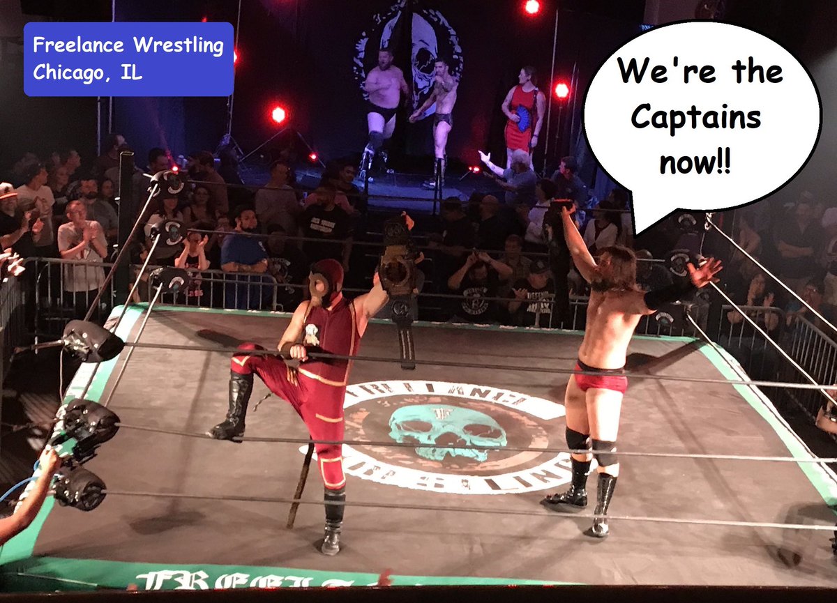 PWSpaceMonkey's tweet photo. #SpaceMonkeyComics
#SpacePirates๐๐ดโโ ๏ธ Captains @FreelanceWres now!! https://t.co/3Faa8QUlK9