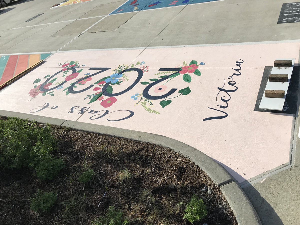 torishirk_'s tweet photo. So we got to paint our parking spots and I am very happy about it https://t.co/7E4ylR1hqF