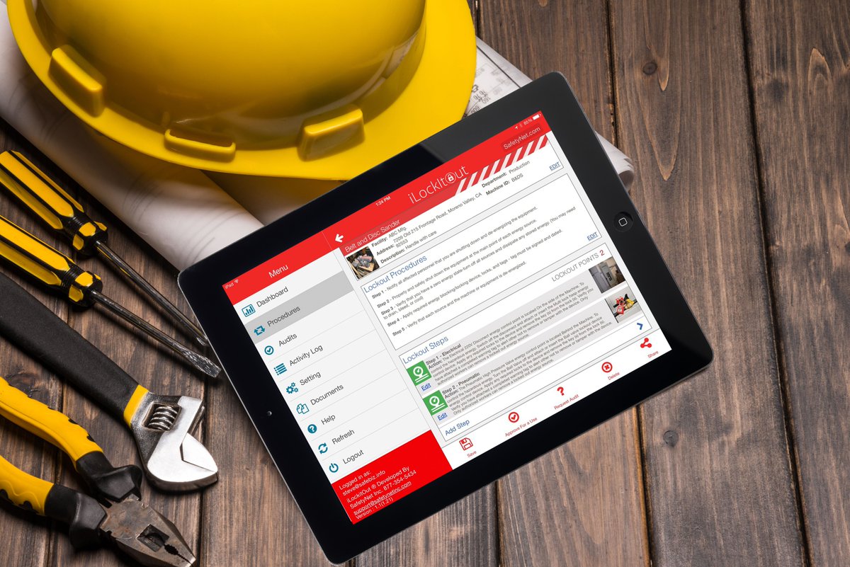 iLockItOut's tweet image. Check out our App! It's custom programs and easy-to-use software will make difficult Lockout Tagout procedures a thing of the past