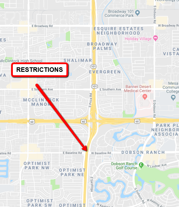 Arizona Dot On Twitter New Plan For Overnight Southbound Loop