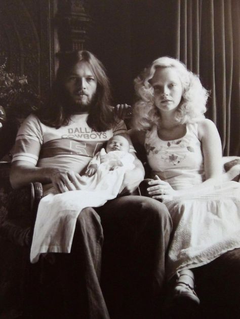 David, Ginger &amp; Alice Gilmour, 1976