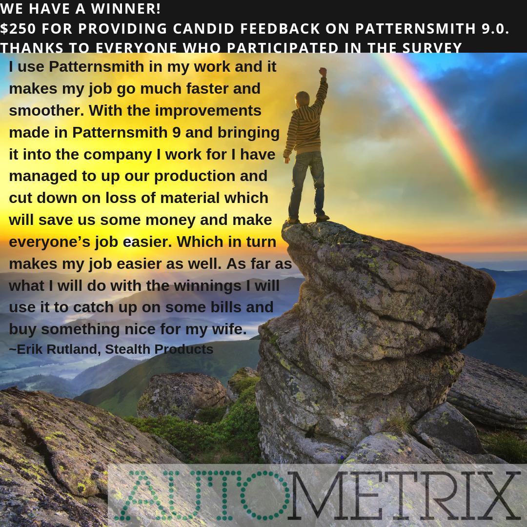 Autometrix's tweet image. We appreciate our customers who partner with us regularly in order to bring continuous improvement and innovation to out products. #HelpUsHelpYou