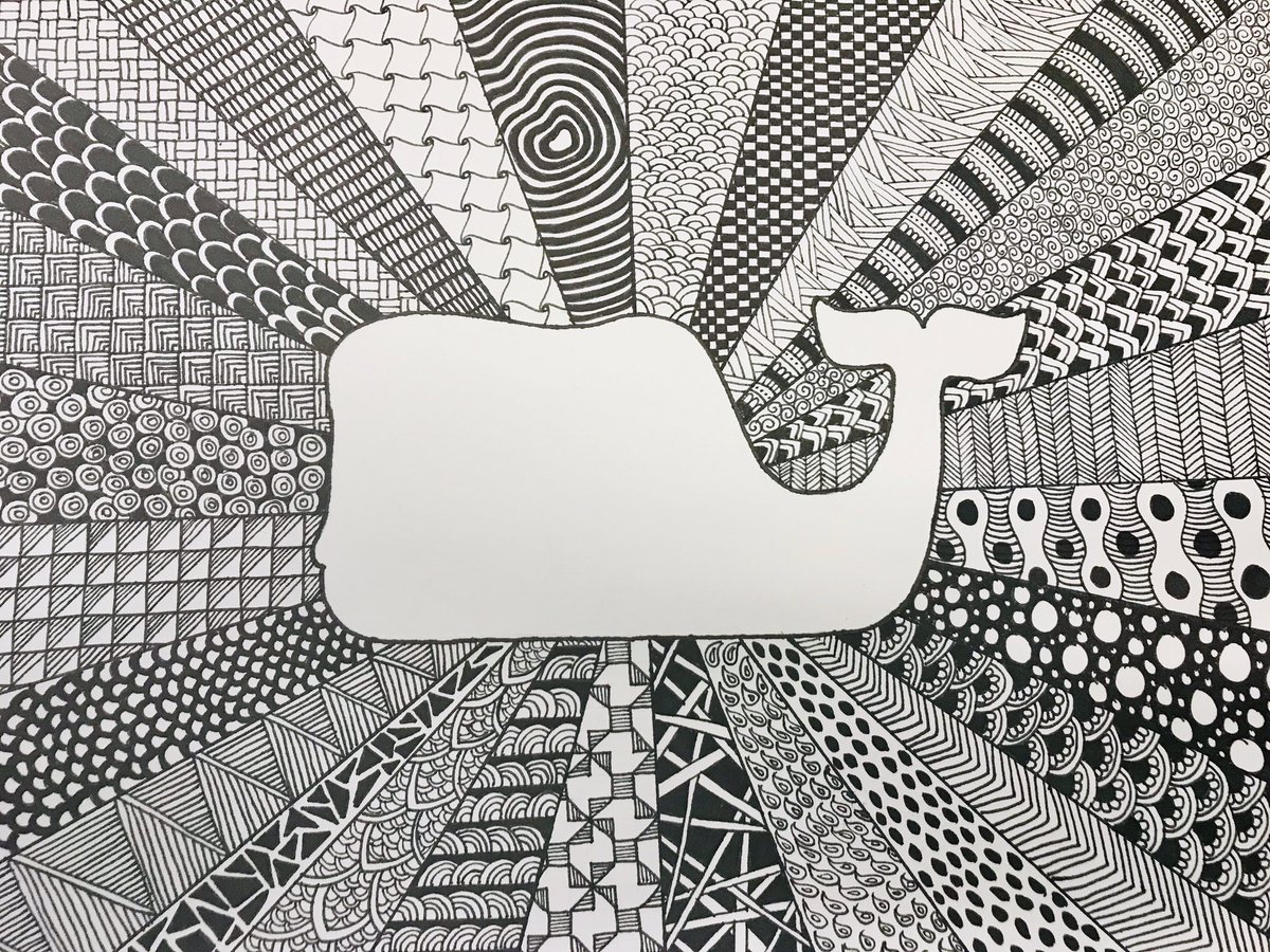 dchsart's tweet image. Zentangle perfection in Art I today! Impressive skills from Ms. Keya Patel 👌🏻🎨😍@DCcougarnation