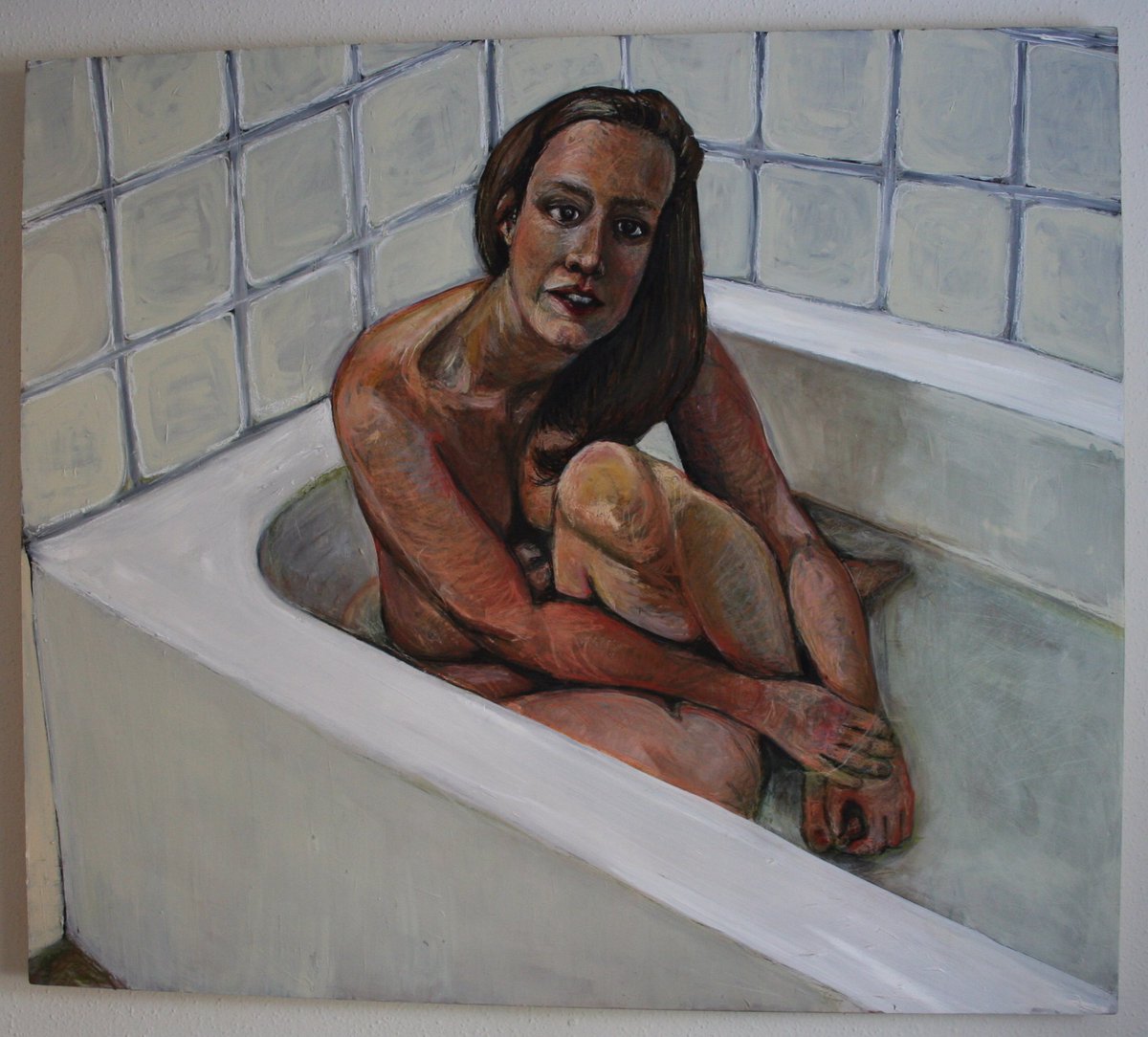 jlmaxcy's tweet photo. “Tub” 
36” x 36”
Acrylic on panel 
If you like my work, give me a follow. That way you can see what I’m cooking up in the studio. ❤️❤️ 
#figurativepainting #contemporaryart #contemporaryartgallery #portraitpainting  #collage #jlmaxcy
#figurepainting #acrylicpainting 
#visualart https://t.co/W6aPMq7m61