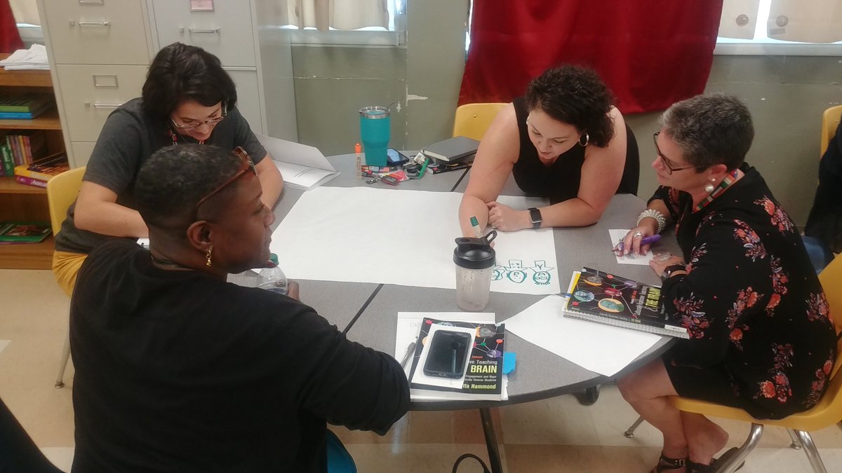 ORHSWildcatMGM's tweet photo. Culturally Responsive Teaching and the Brain book study #engageorhs https://t.co/kAPgaUWvuq