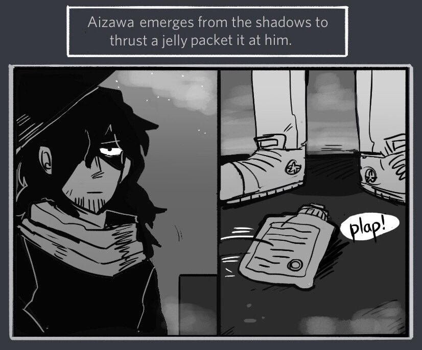 Asked my good friend @illgowiththatt1 what villain!mic and aizawa's first date would look like. The response was perfect ? #erasermic #bnha