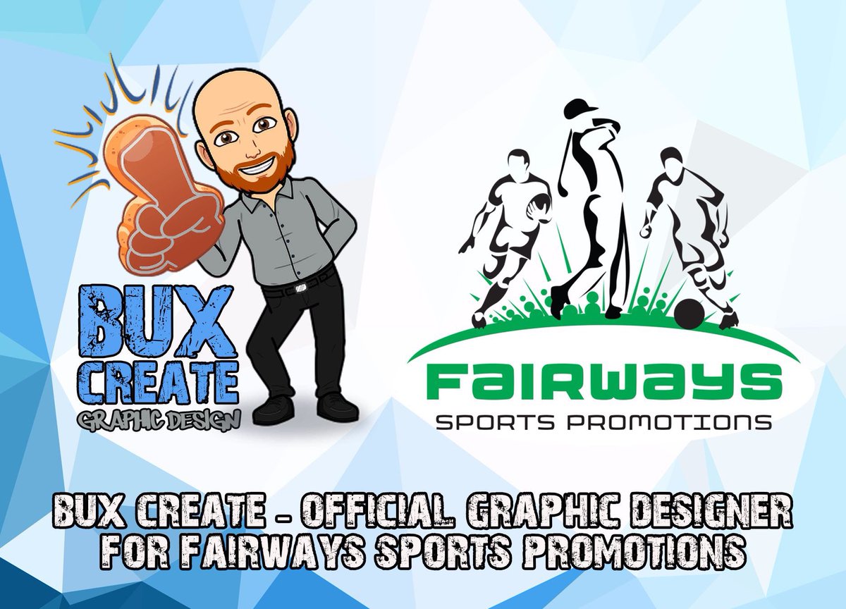 BuxCreate's tweet photo. New announcement @FairwaysSports #buxcreate #graphicdesign https://t.co/sXh32fSsPE