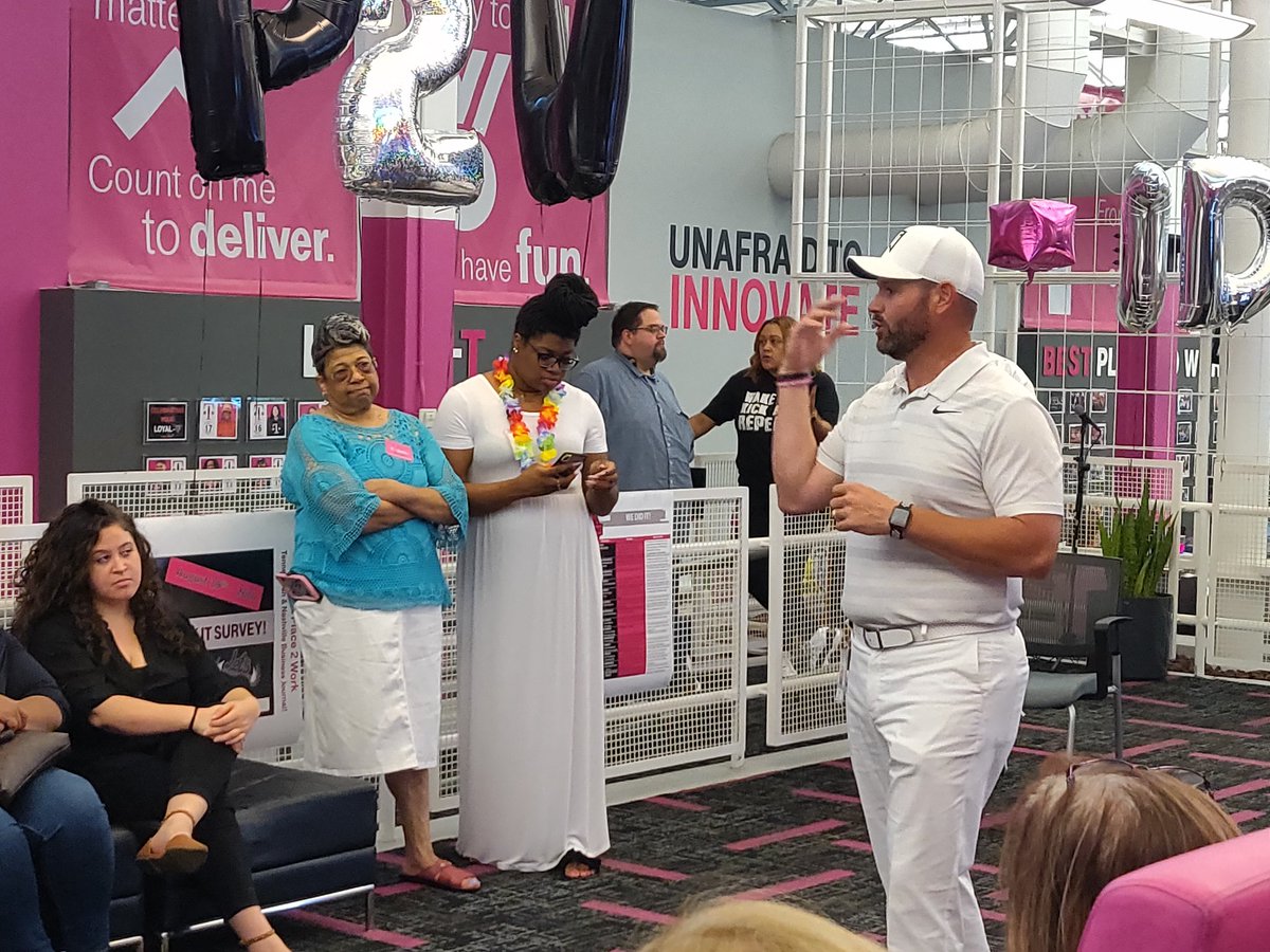 kfromtheone's tweet image. #CelebrationGeneration is in full effect at the @tmobilecareers Nashville CEC Bring Your Parent To Work Day Event!
#BeMagenta #Weareonefamily
 @AppletonChad @JohnLegere @CallieField @Dan_DiGirolamo