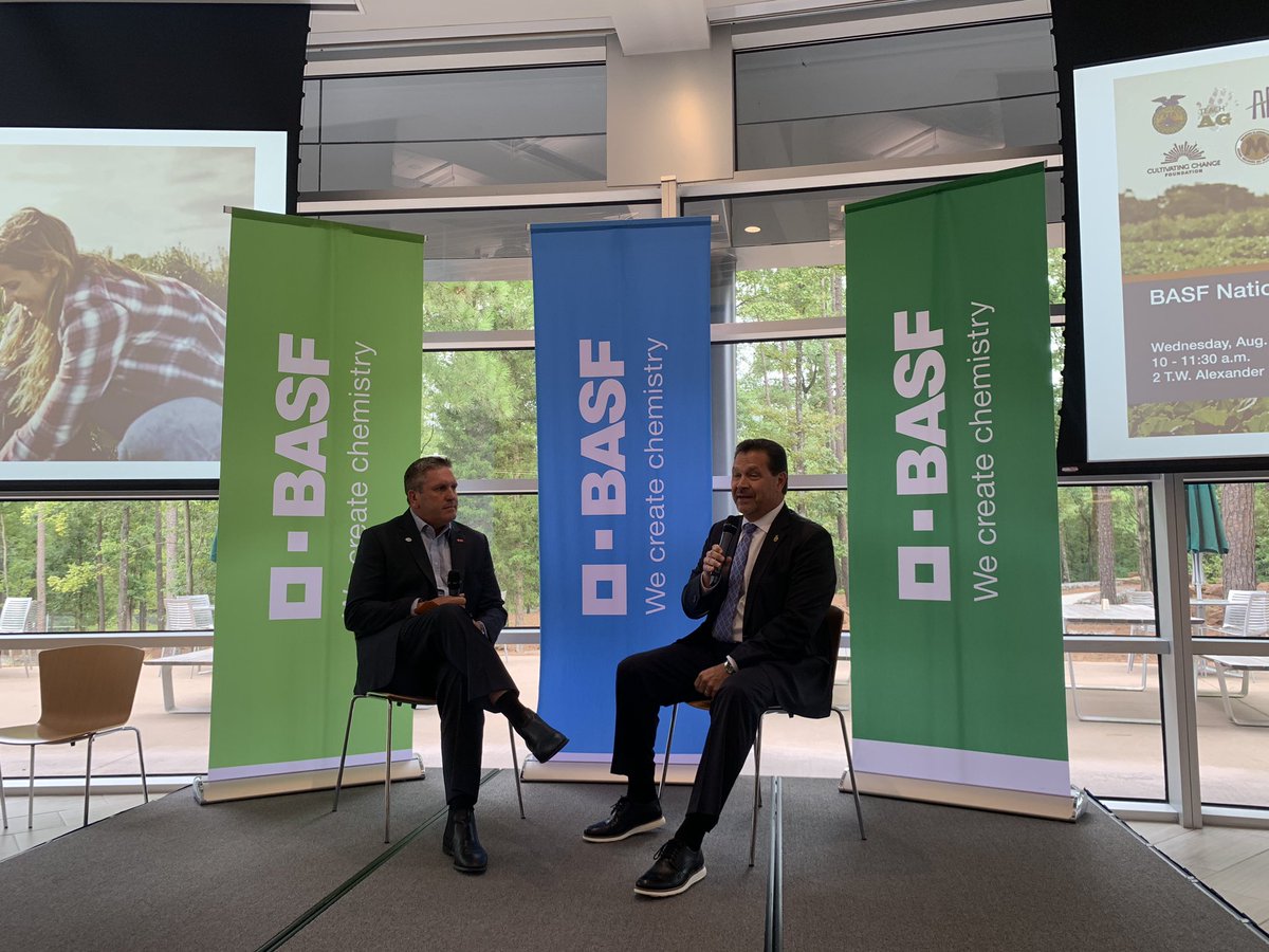 Thank you <a href="/BASFAgProducts/">BASF AgSolutions US</a> for hosting agricultural education organization leaders in Raleigh today. <a href="/NAAE/">National Association of Agricultural Educators</a> <a href="/NationalFFA/">National FFA</a> <a href="/AgFutureAmerica/">Agriculture Future of America</a> <a href="/NationalMANRRS/">MANRRS</a> Cultivating Change Foundation.