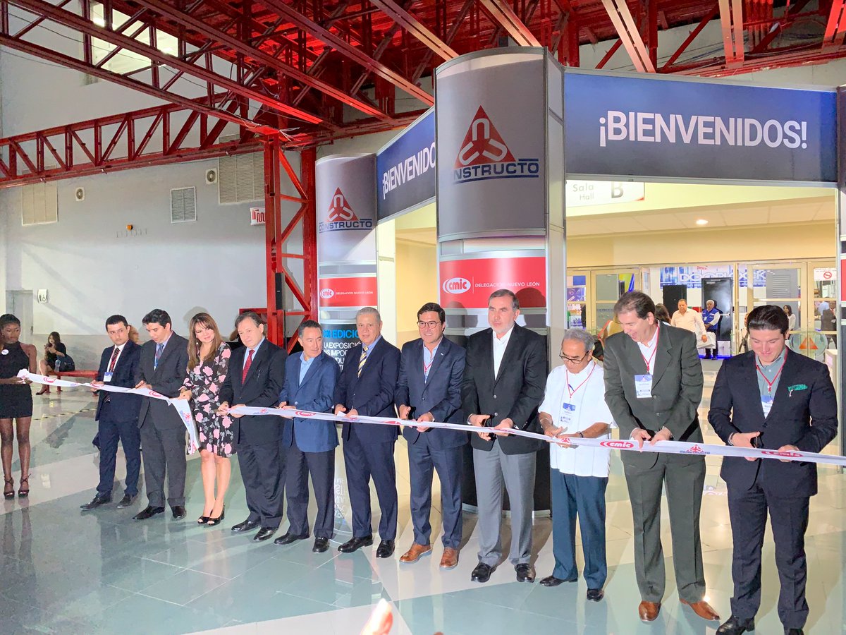 CMIC_NL's tweet photo. CMIC Nuevo León y Apex, acompañados del Secretario de Infraestructura del Estado, inauguraron la vigésima primera Expo Constructo. #Infraestructura #ConstruimosBienestar https://t.co/NZfaEoPGTT