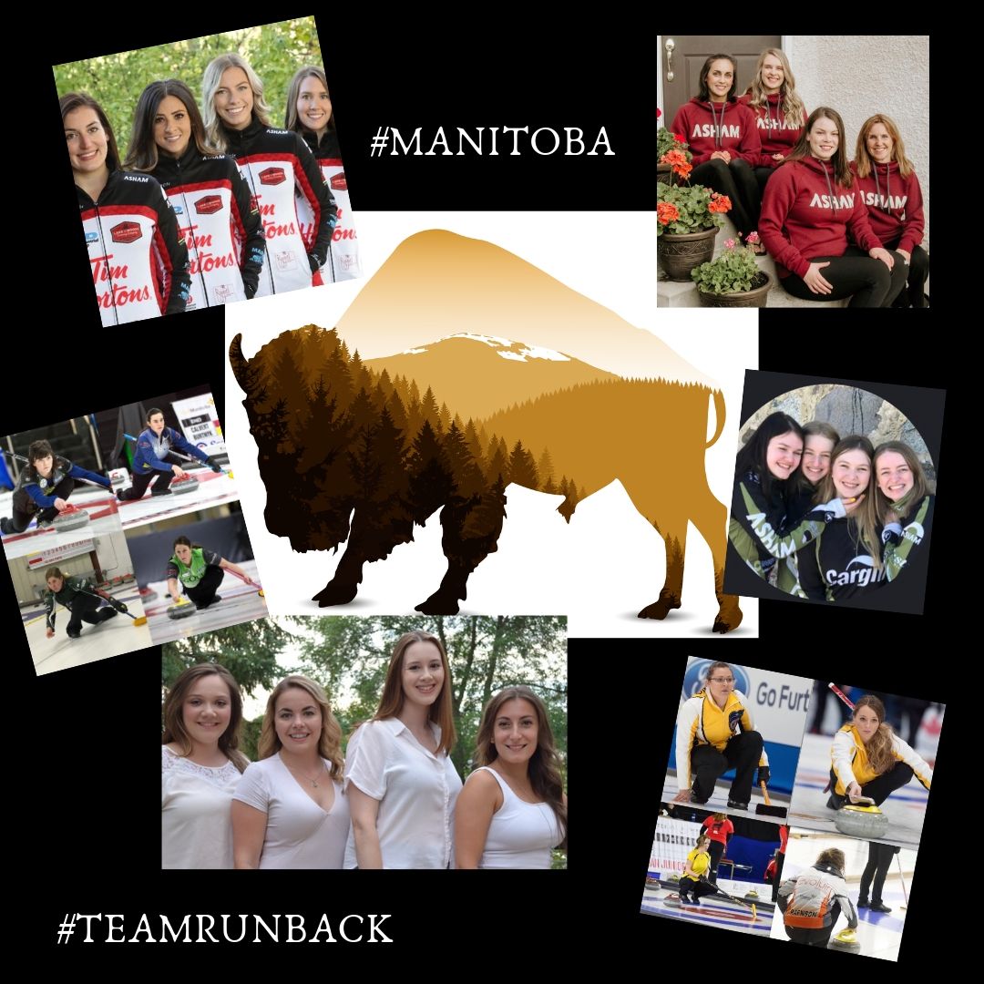 RunbackCurling's tweet photo. A very special edition of #WCW today! 🙋‍♀️
We introduce you to the ladies of #TeamRunback from @curlmanitoba ! 💛🖤

We are so excited to be partnered with these teams!
@robertsoncurl @TeamAckland @Team_Friesen @teamjvachon #TeamPeterson #TeamRutter https://t.co/rOt01WYcOH