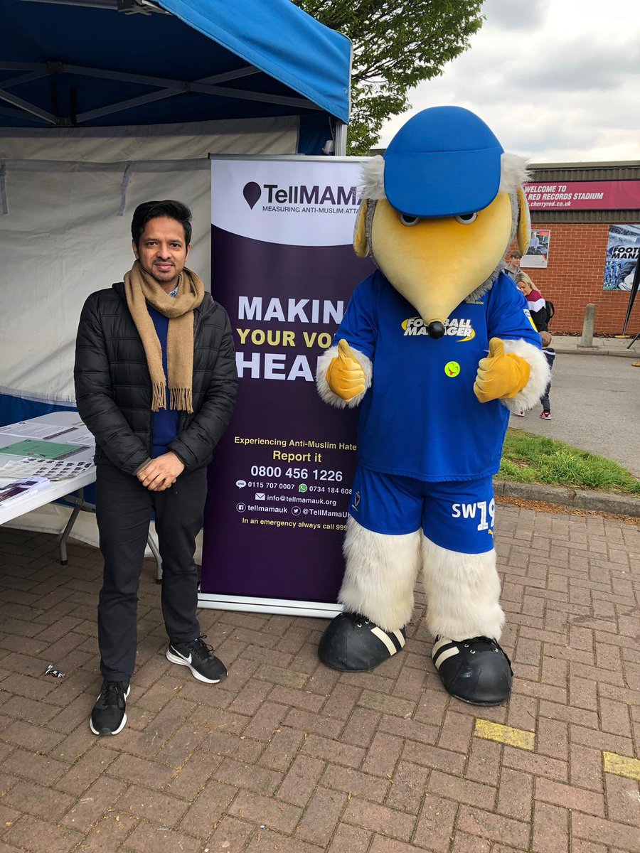 TellMamaUK's tweet photo. When we found a Womble of Wimbledon who supported the reporting in of hate crimes.
#tacklinghate #tacklingIslamophobia https://t.co/Ke5sOhJxYI