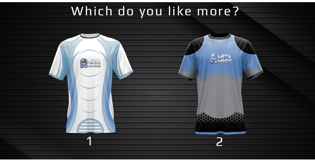 Vote for which <a href="/METAMindsCoC1/">METAMindsCoC</a>  #customesportsjersey you prefer.
RT for 1
Like for 2