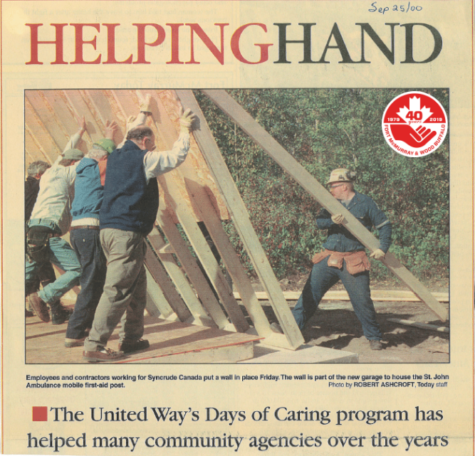 FMWBUnitedWay's tweet photo. #Flashback to 2000:
"The United Way's Day of Caring program has helped many community agencies over the years"
It is all the hardworking volunteers, showing their #LocalLove, who make #DayofCaring projects successful!
#40YearsofLocalLove #LocalLoveYMM https://t.co/zEa5oTbb69