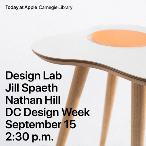 Look y’all! We’re helping to kick-off this year’s AIGA DC #dcdesignweek at the Apple Carnegie Library on Sept 15th. 
Snag your seat and register using this link apple.co/30gPdW1 Hope to see you there! #dcdw #aigadc #eyeondesign #appledc #brandedenvironments