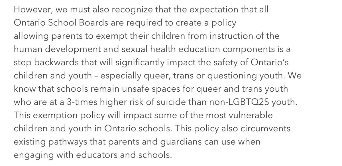 The519's tweet photo. Public Statement: In response to the Launch of 2019 Health and Physical Education Curriculum #ONPoli #LGBTQ2S #SexEd 
Read our full public statement at: https://t.co/W4uy8lwvT7 https://t.co/54oHcpKitn