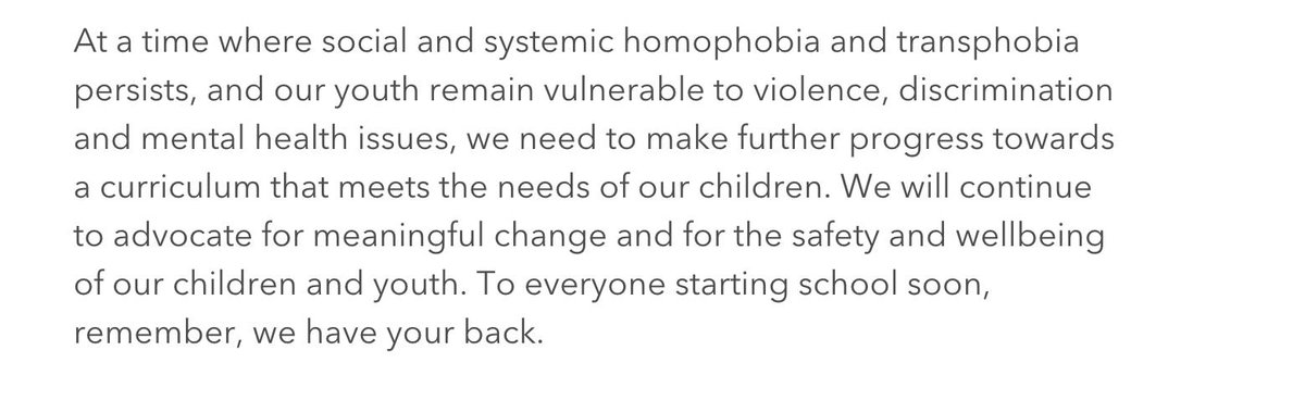 The519's tweet photo. Public Statement: In response to the Launch of 2019 Health and Physical Education Curriculum #ONPoli #LGBTQ2S #SexEd 
Read our full public statement at: https://t.co/W4uy8lwvT7 https://t.co/54oHcpKitn