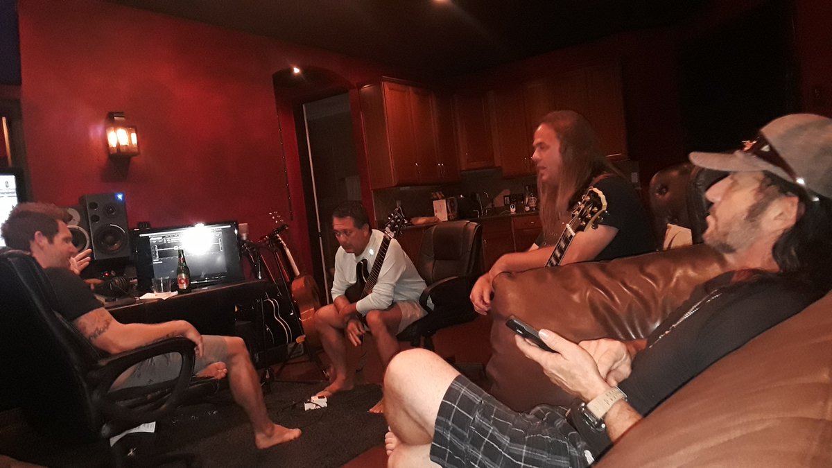 Red Attic Studio with Damien Starkey, Stone Bone laying down tracks for new album. Get ready for something amazing.