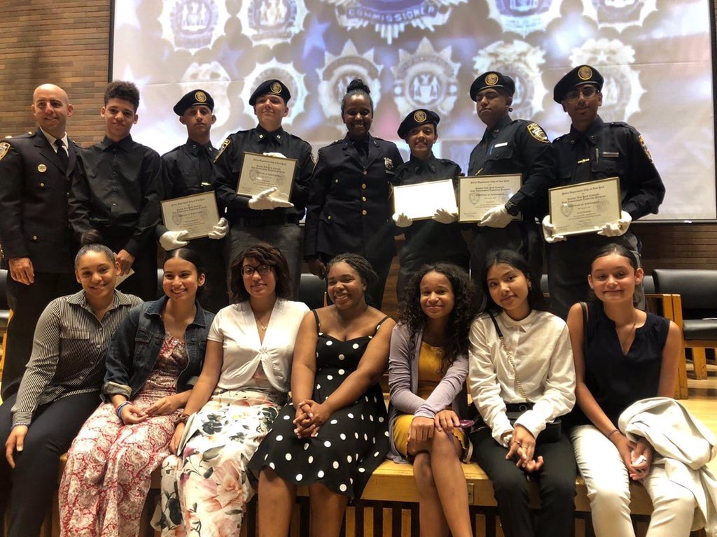 macedonia106's tweet photo. Congratulations to the 5 young people from #EastHarlem graduated from the NYC Law Enforcement Explorers Academy today! The future of America looks great praying blessings upon them, and their parents. Congrats PO Gomez-Santos for your fine leadership, blessing to you! https://t.co/C5Sp7WHWSe