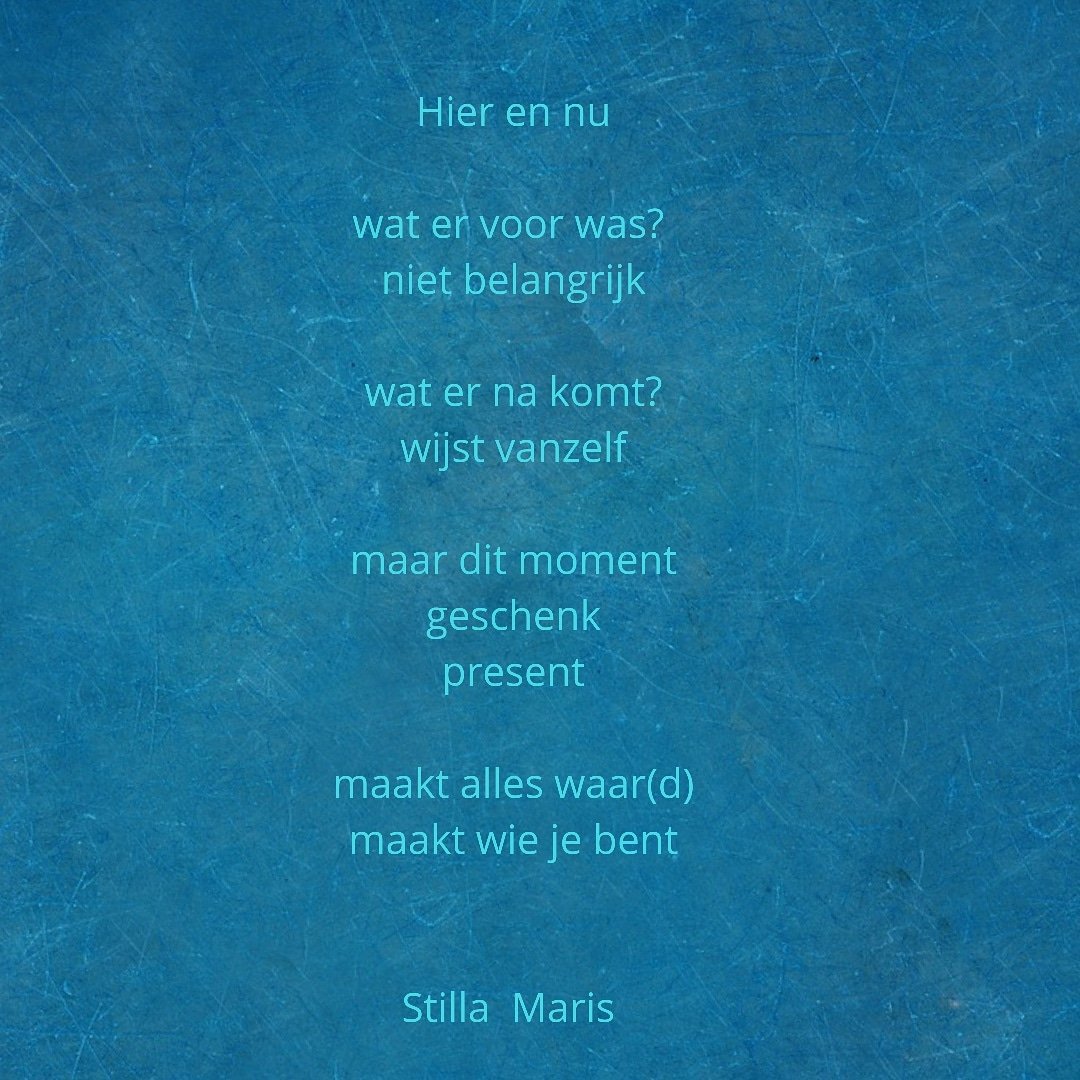 83/100 Hier en nu
instagram.com/mirjam.wolters