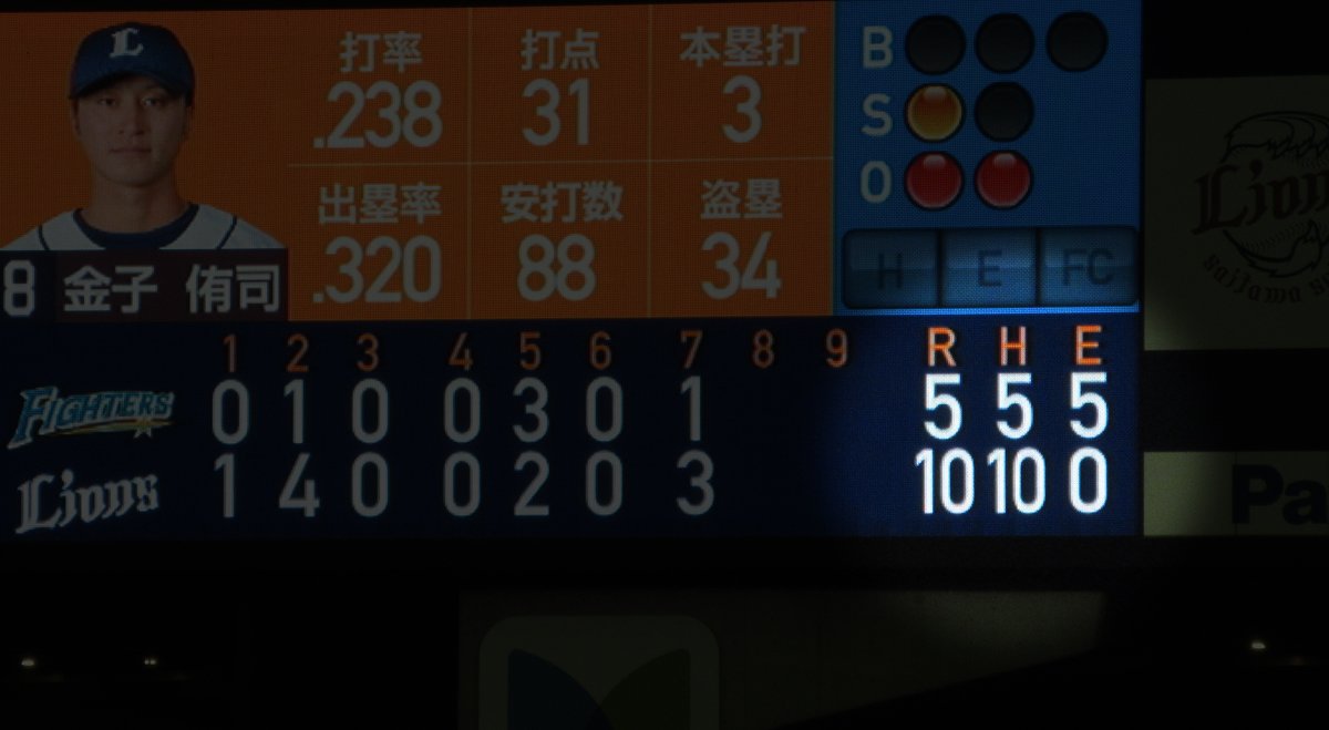 鵜殿篤 すごいスコアボードを見た 昨日西武ドームで観戦してたんだけど 7回裏時点のスコアが地獄 日ハムのrheが 555 で ファイズ 生まれて初めて見た 西武の10 10 0も酷い 泣く 鵜殿篤 すごいスコアボードを見た 昨日西武ドームで観戦してたんだけど 7回裏時点のスコアが地獄 日ハムのrheが 555 で ファイズ 生まれて初めて見た 西武の10 10 0も酷い 泣く