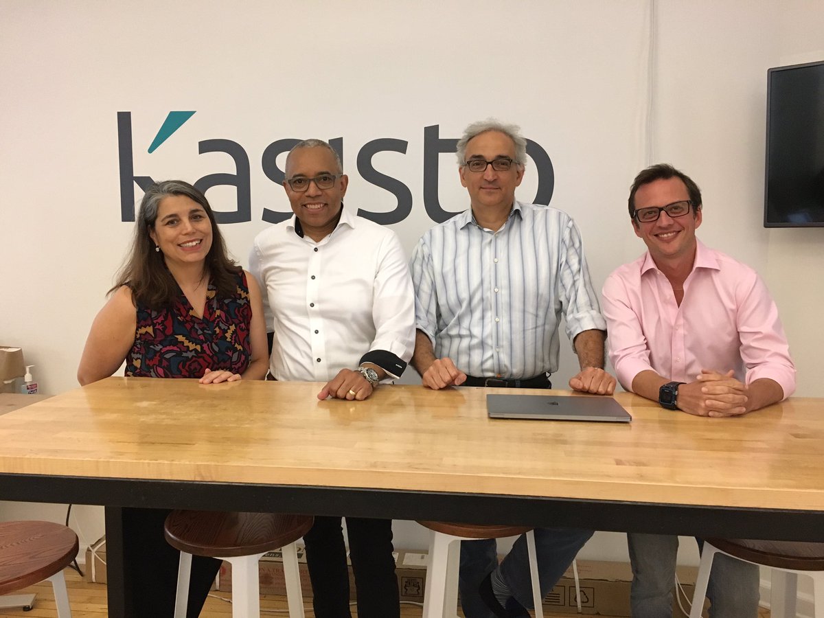 In NYC talking conversational #AI with the leadership at <a href="/kasistoinc/">Kasisto, Inc.</a> . With Zor Gorelov, Ruth Brown, Corinne Bartow and Sasha Caskey at helm, Banking and Capital Markets companies will improve their customer insights. <a href="/msftfinserv/">Microsoft FinServ</a> #Azure <a href="/IndustryXp/">Microsoft Industry Experiences</a>