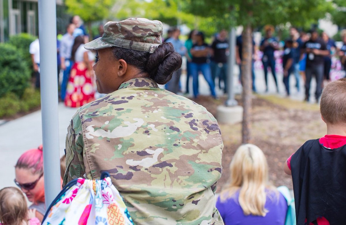 BlueCrossNC's tweet photo. It was such a joy to assemble 220 bikes for @USOofNC kids on our #Durham campus today. The annual event gives our employees a chance to honor military families and their service! 🇺🇸 #LifeAtBlueCrossNC 🚲 https://t.co/Zgzx2TFl9J