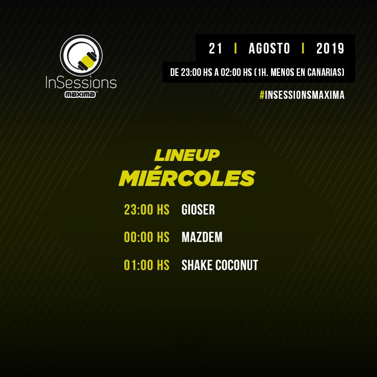 Comienza In Sessions Maxima 'The Best Of' con <a href="/Arturograo1/">Arturo Grao 💚🎙</a> 😎🎙

🎧 <a href="/GIOSER_MUSIC/">GIOSER 🇪🇸</a>
🎧 <a href="/Mazdem_/">Mazdem</a>
🎧 <a href="/ShakeCoconutDjs/">SHAKE COCONUT</a>

🎧 'The Best Of <a href="/elRoyoGroup/">elRoyo Group</a>'
▶ play.maxima.fm/programa/in_se…