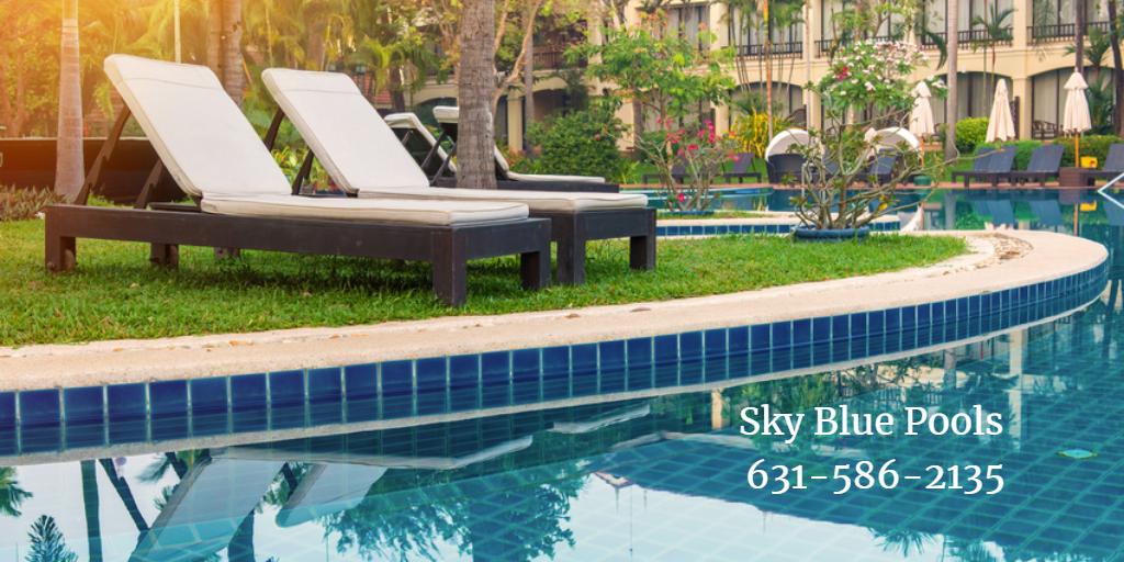 SkyBlue_Pools's tweet image. Attention #swimmingpool owners on Long Island, NY! Connect with Sky Blue Pools and leave the pool maintenance, repair, and #renovation tasks to our professionals: bit.ly/2JUvPqP