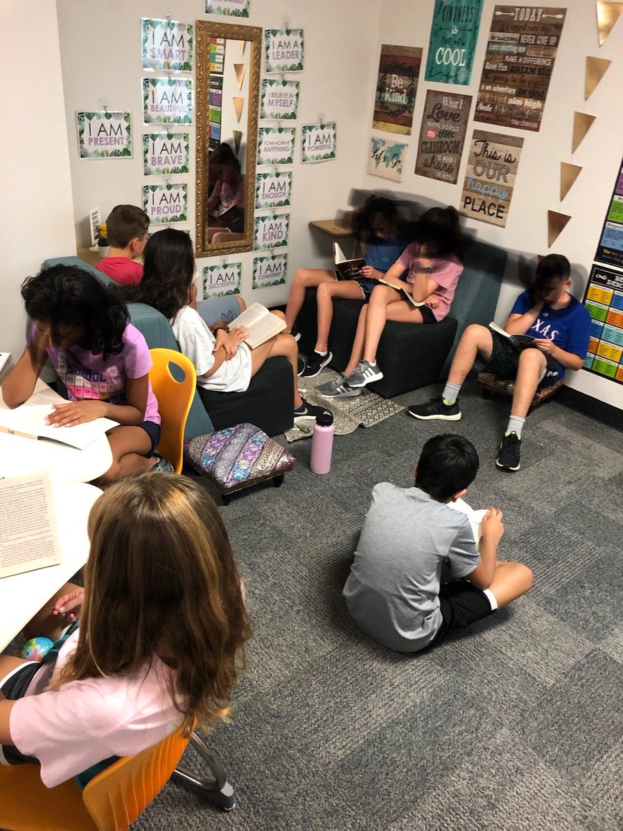 RazaAnnum's tweet photo. SSR is in full effect in @RazaAnnum’s classroom! We’re just so excited to be visiting the library for the first time this week @CMSNLibrary #northreads #villagenorth @CMSNorth https://t.co/vypa6rIzQq