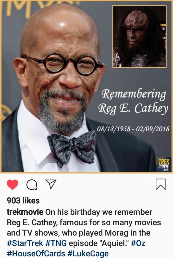 Never knew this was him back then. RIP King! #StarTrek #RegECathey