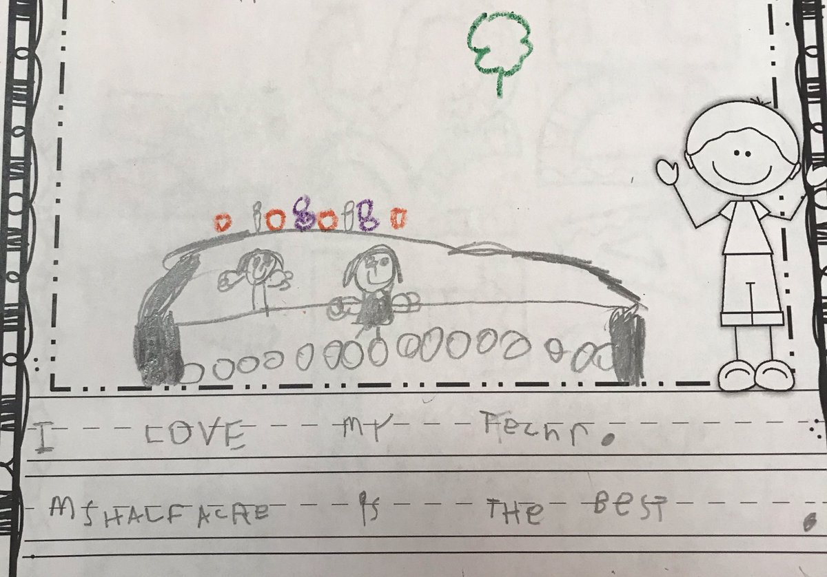 HalfacreHope's tweet photo. A precious little student of mine brought so much joy to my day today! ❤️ #lex1allmeansall #buildrelationships #firstgrade #gilbertprimary https://t.co/wdeviW20tn