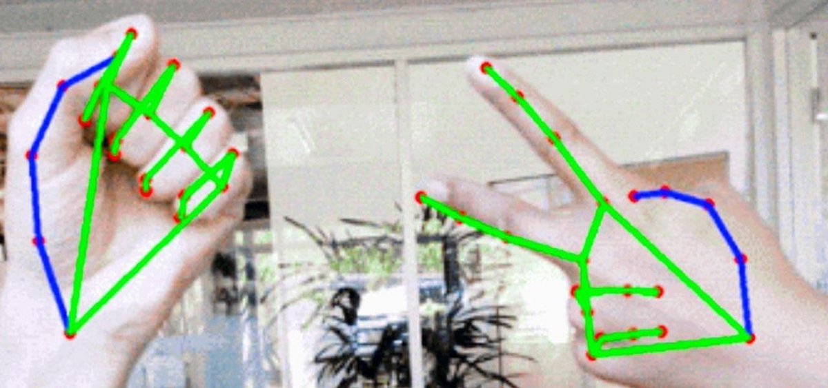 NextReality's tweet photo. Google's AI solution for hand &amp; finger tracking could be huge for augmented reality smartglasses of the very near future https://t.co/qhq0Fz2Grc https://t.co/SCoMDnfREH