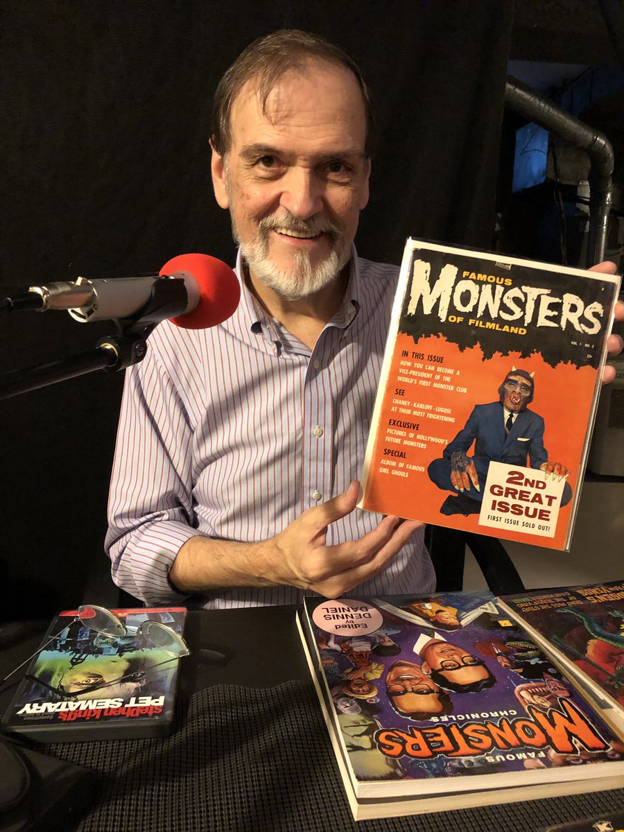 2GTHorror's tweet photo. First generation monster kid John Contini shared a few monster mags with hosts Nicholas J Hearne & Jason Contini while recording Monster Magazines...Then and Now.
See kids! Podcasts can be fun AND educational.
https://t.co/CPYBuxHHrp
#MonsterMagazines #ForrestAckerman https://t.co/InlEgihVmw