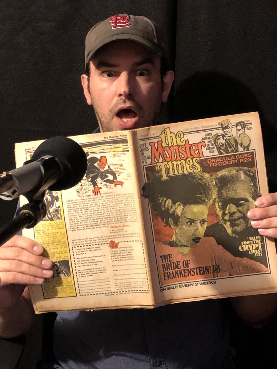 2GTHorror's tweet photo. First generation monster kid John Contini shared a few monster mags with hosts Nicholas J Hearne & Jason Contini while recording Monster Magazines...Then and Now.
See kids! Podcasts can be fun AND educational.
https://t.co/CPYBuxHHrp
#MonsterMagazines #ForrestAckerman https://t.co/InlEgihVmw