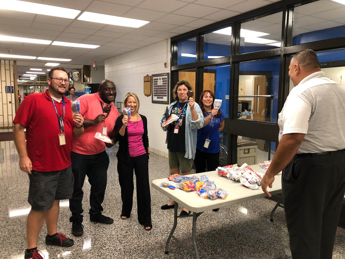 The ice cream man came to Jefferson today to cool off our amazing staff who are preparing for MAP testing with some yummy Dilly Bars!
<a href="/D45Jefferson/">Jefferson Middle Sch</a> <a href="/DairyQueen/">Dairy Queen</a>