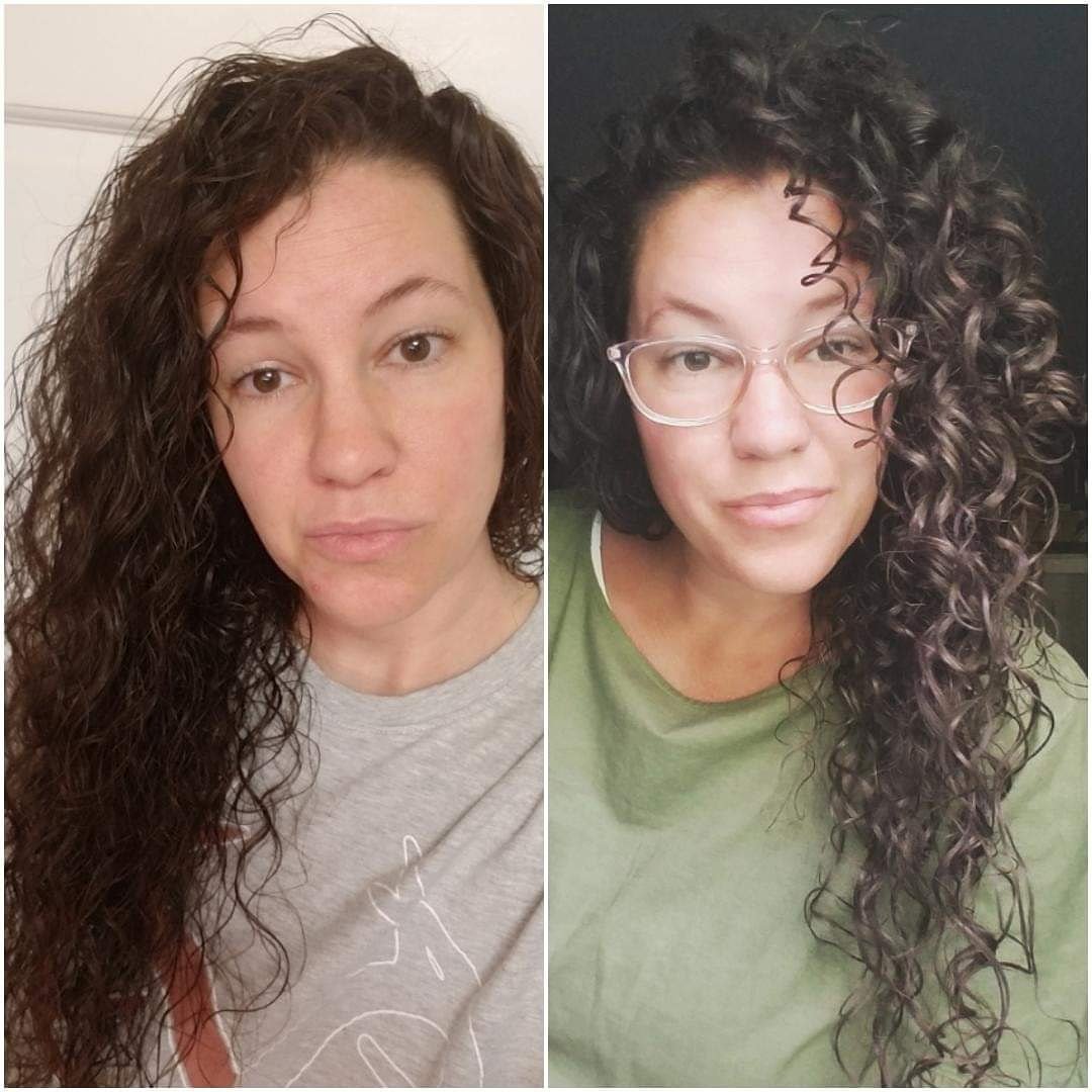 kimilelulo's tweet image. Products looked to vreate the curla on the right are currently on sale 50% while supplies last. #curlygirlmethod #curlyhair #definedcurls #hair #hairrepair