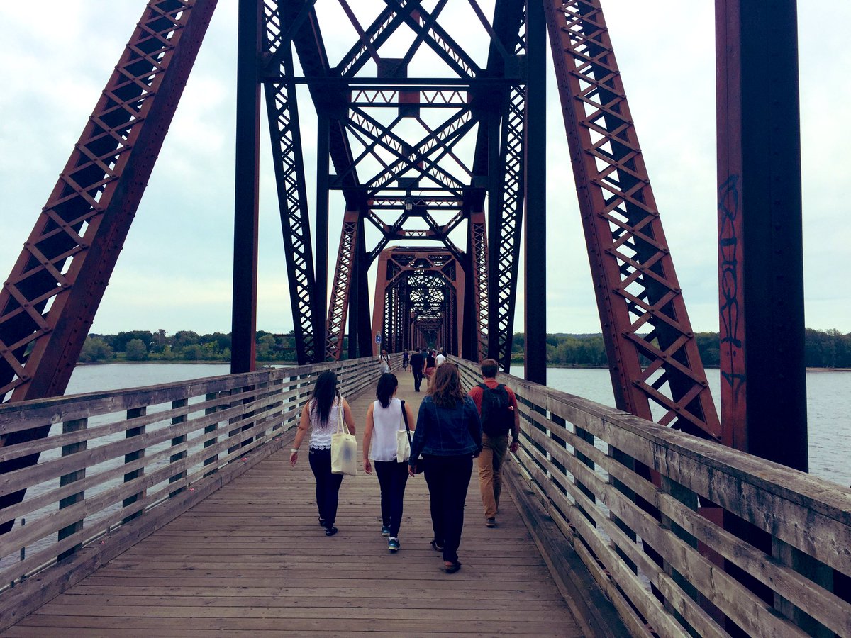 Spotted: ecologists making directed foraging movements across the St. John River. Looking forward to the #EcoEvoEnto2019 closing social after a great few days of science! #MovementEcology #HabitatSelection <a href="/CSEE_Meetings/">CSEE_Meetings</a>