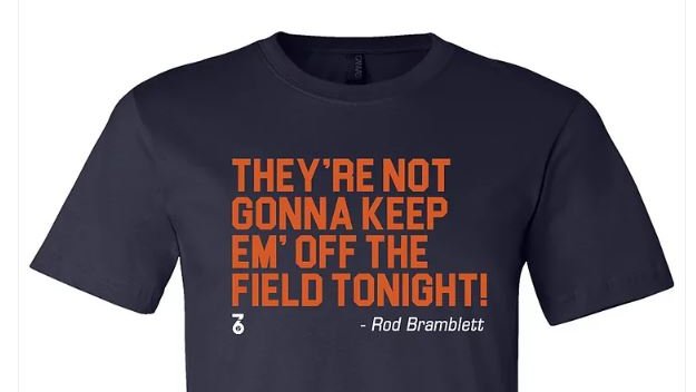 LexyKelsey_'s tweet photo. My favorite new @SevenSixApparel shirt - the call that will forever give me chills. My favorite day of college football ever.
#kicksix #RodBramblett https://t.co/19irOt5leD