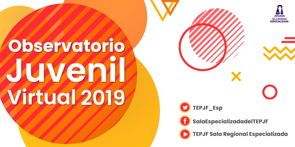 ople_Ver's tweet photo. La Sala Regional Especializada del TEPJF invita a las y los jóvenes a participar en el “Primer Observatorio Juvenil Virtual: El balance de la propaganda electoral en las elecciones de 2018 y 2019”.  Para mayor información consulta el siguiente enlace: https://t.co/QcvfSwpAuD https://t.co/olFnBxH2OG