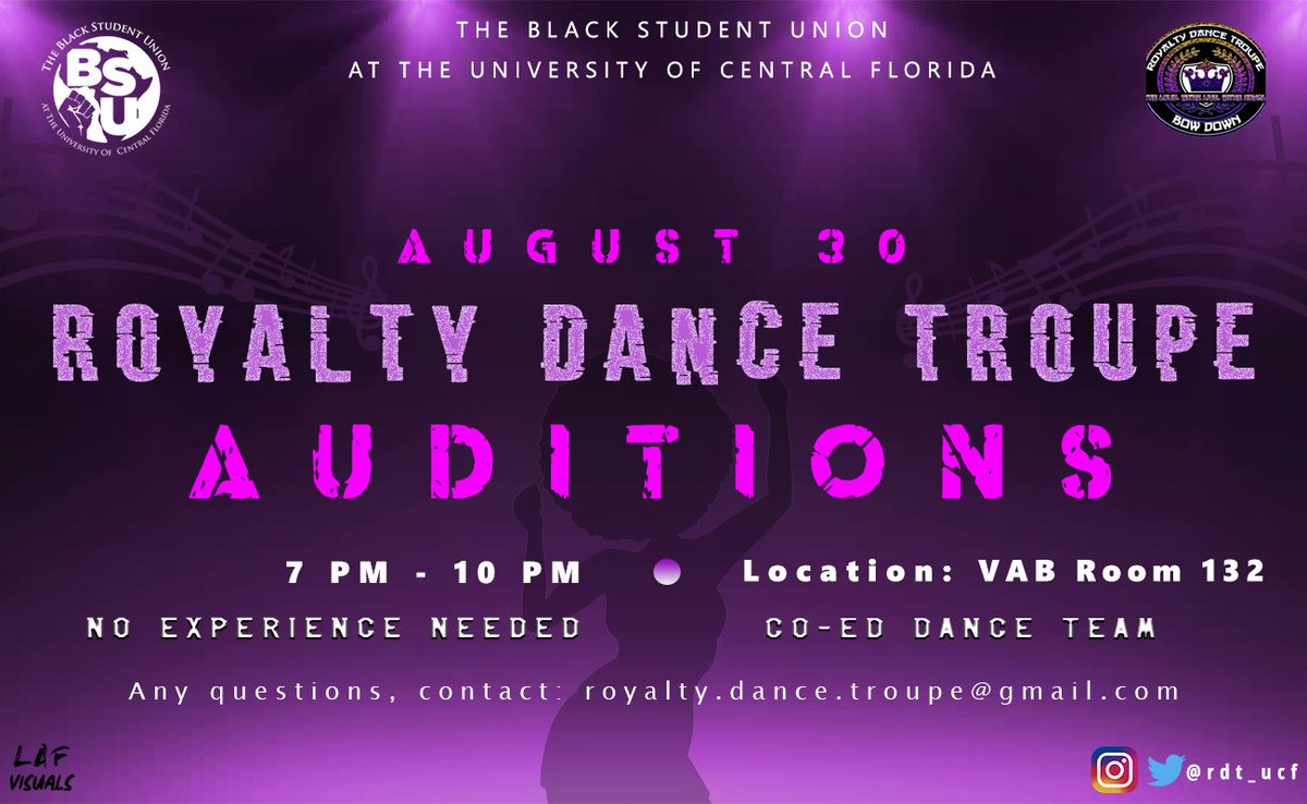 RDT_UCF's tweet photo. Come out and show off those dance moves next week! https://t.co/HeKqL3jJU1
