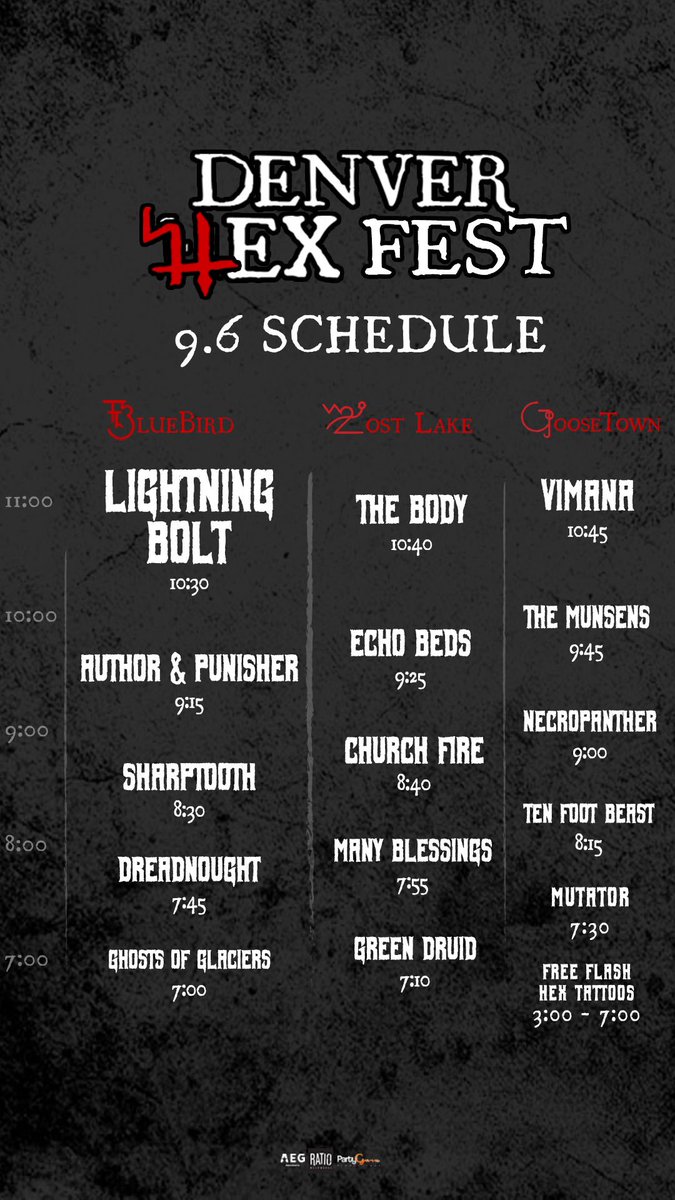 glacialtomb's tweet photo. Are you kidding me with this lineup? Do NOT miss this, Denver! #glacialtomb #denverhex #denver #pigdestroyer #callofthevoid #metal https://t.co/XaQWfB0Ws5